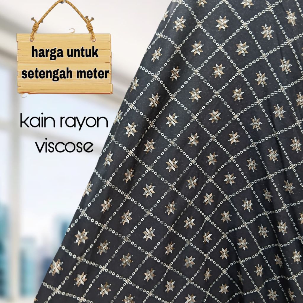 Kain Katun Rayon Viscose Motif Etnik Terbaru