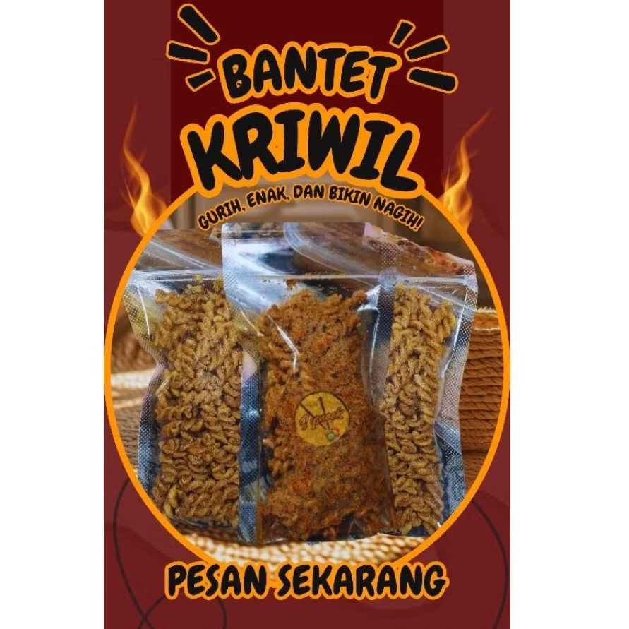

[ BISA COD ] Makaroni Bantet Kriwil Pedas 50 GRAM Best Seller