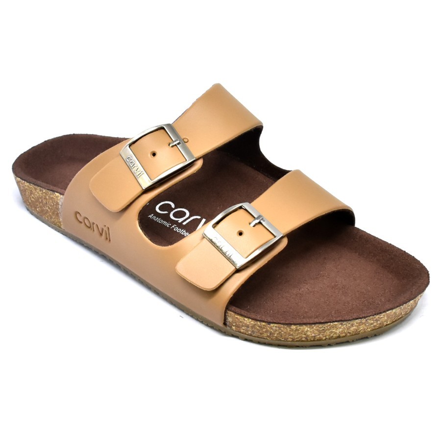 Sandal Carvil Pria Original Sendal Footbed Selop Casual | Carvil Benzo-02 M