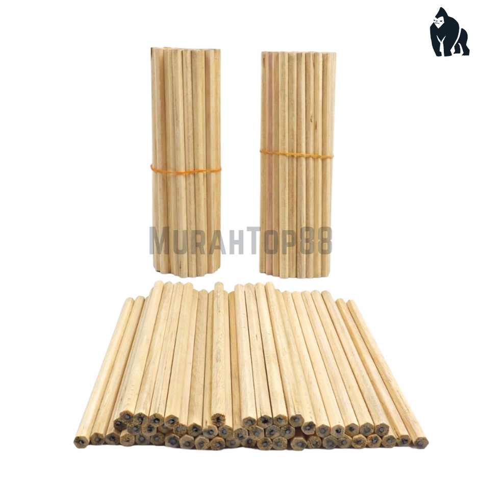 

Special Pencil 2B Kayu Polos Panjang Pensil Hotel Pensil Murah Segi Enam Bulat 1 IKET isi 5 PCS