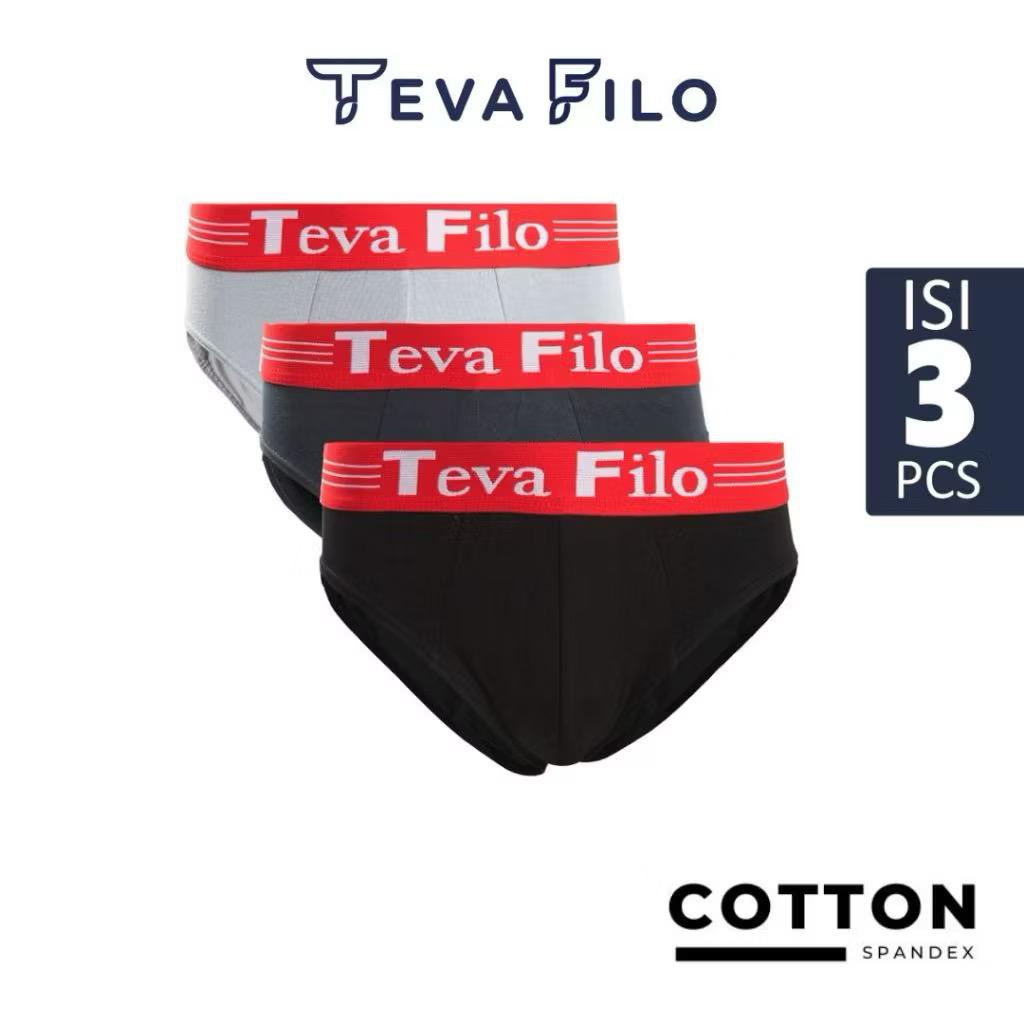 Celana Dalam TEVA FILO 312 Sempak Pria Teva Filo Sport [ ISI 3]