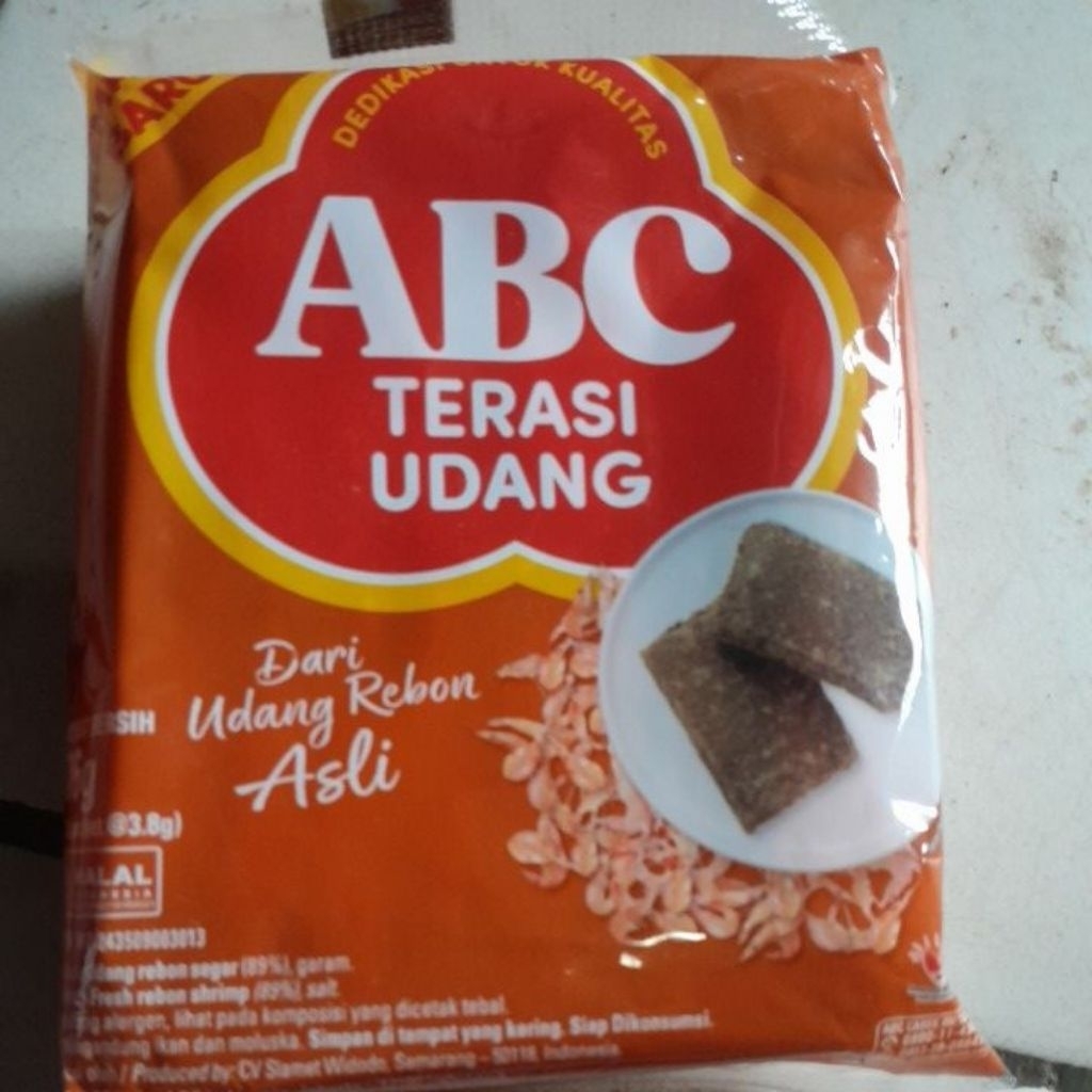 

ABC terasi udang 1pak 20pcs 76g