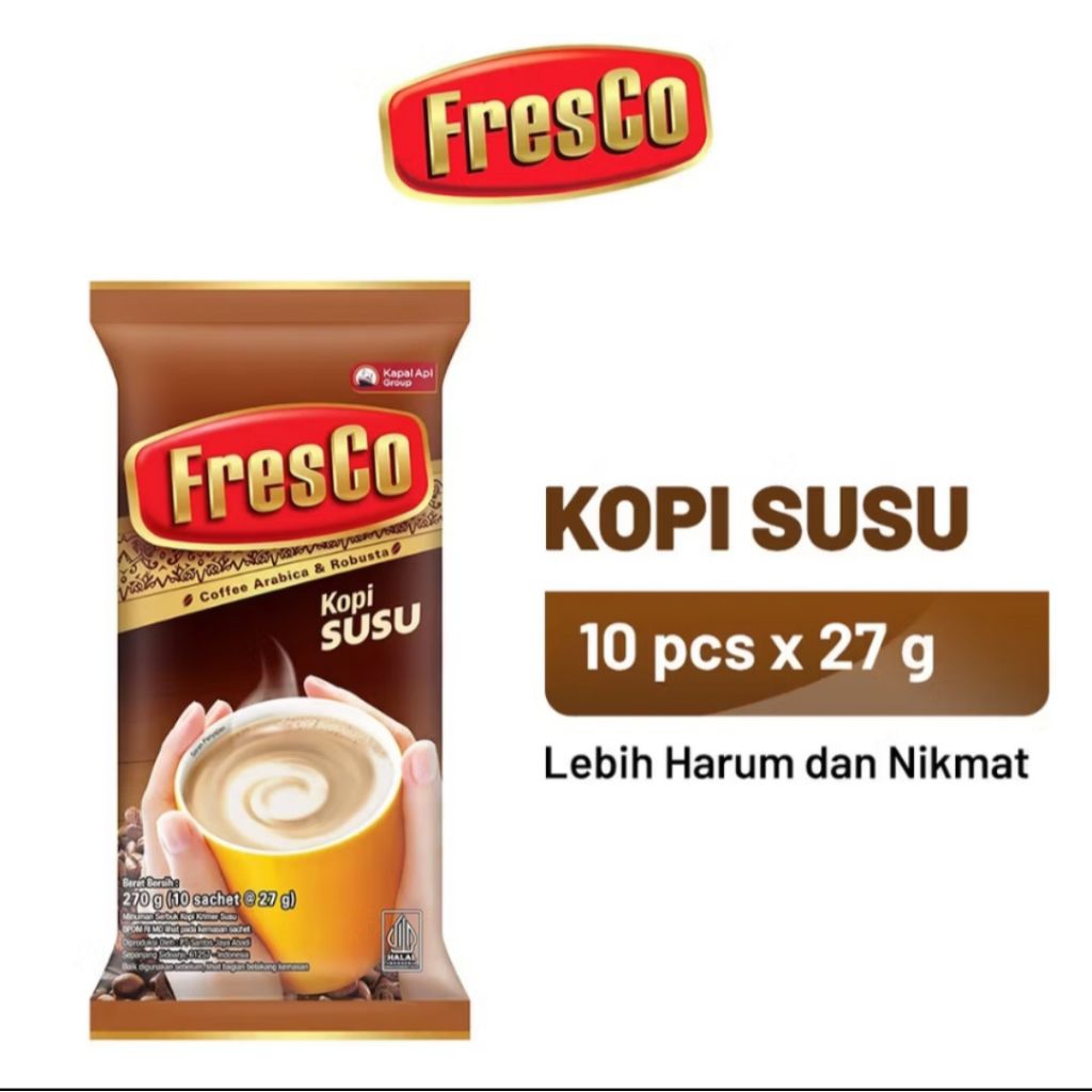 

Fresco Kopi Susu 10 Sachet