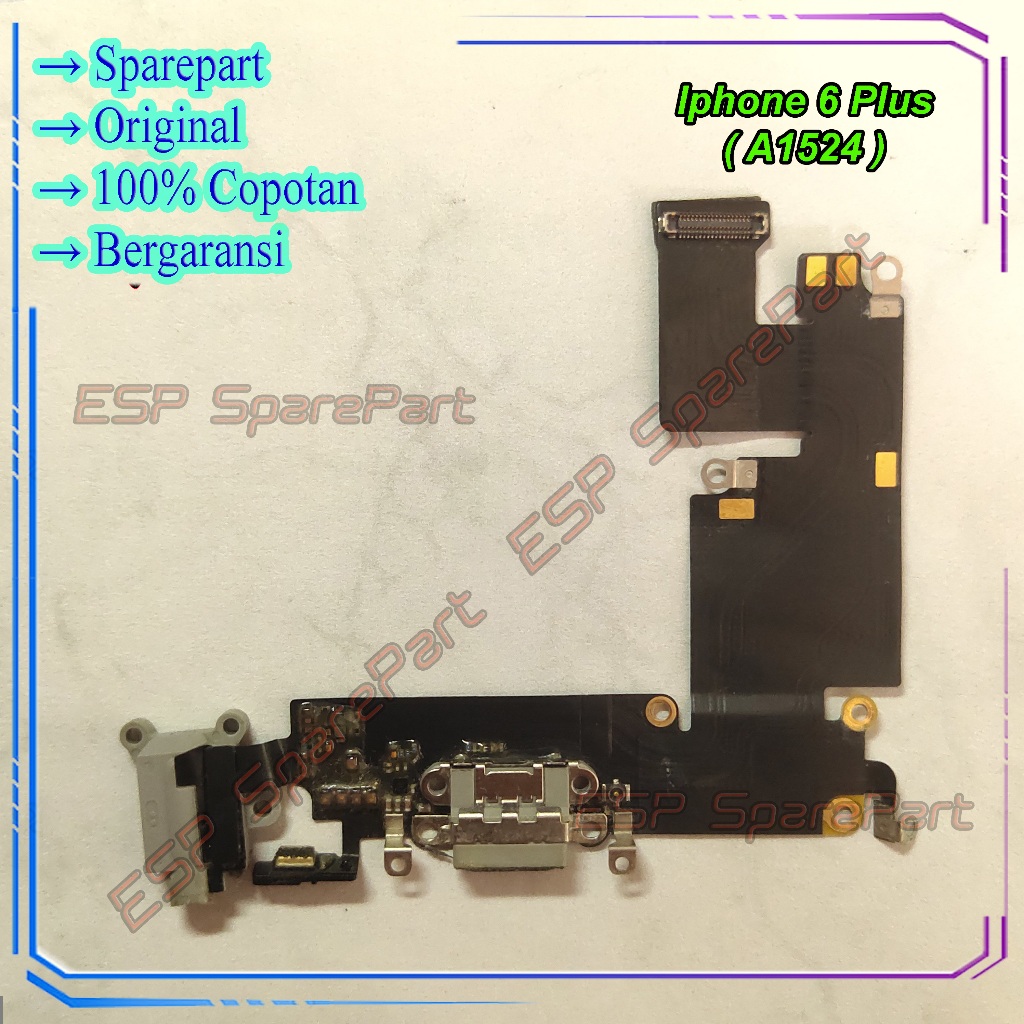 Flexible Charger Iphone 6 Plus - A1524 Fleksibel Konektor Cas / Casan Copotan