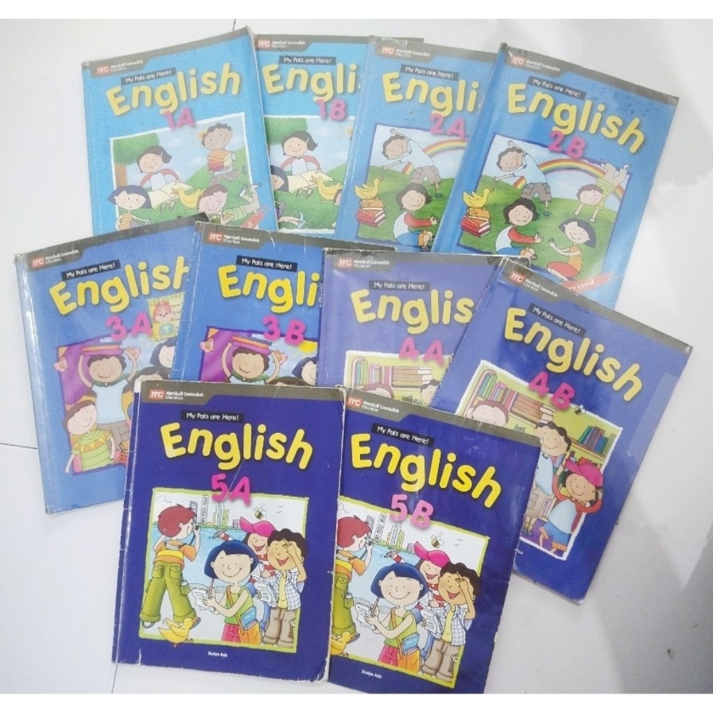 Buku Sekolah BEKAS Asli ORI MY PALS ARE HERE English TEXT BOOK 1A 1B 2A 2B 3A 3B 4A 4B 5A 5B Marshal