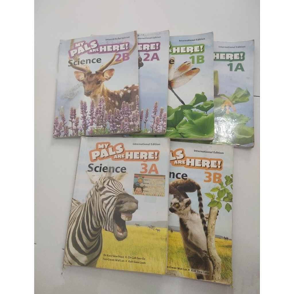 Buku Sekolah BEKAS Asli ORI MY PALS ARE HERE SCIENCE Text Book 1A 1B 2A 2B 3A 3B Marshall Cavendish 