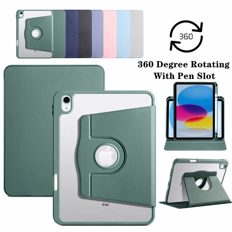 Case 360 Degree Rotating Smart Case With Slot Stylus/Pen Samsung Tab A8 X205/X200 | Tab A9 | Tab A9+