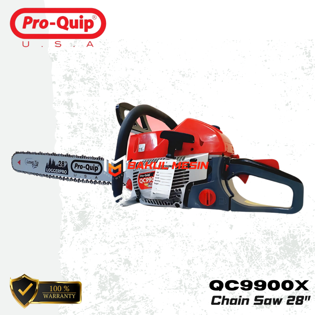 Gergaji kayu pohon chainsaw chain saw 28inch QC 9900 PROQUIP QC9900X