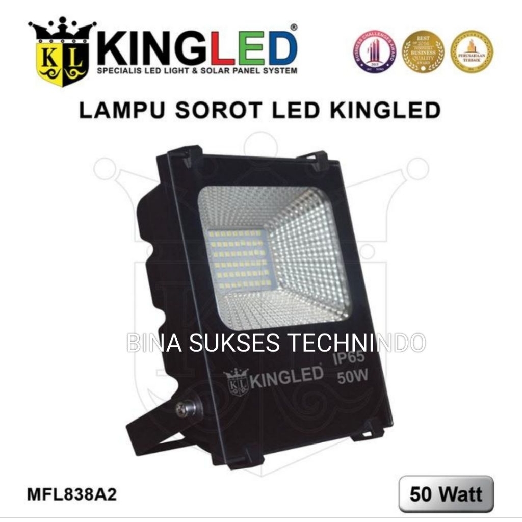 KINGLED FLOODLIGHT LAMPU SOROT LED  50 WATT  MFL838A2-C11