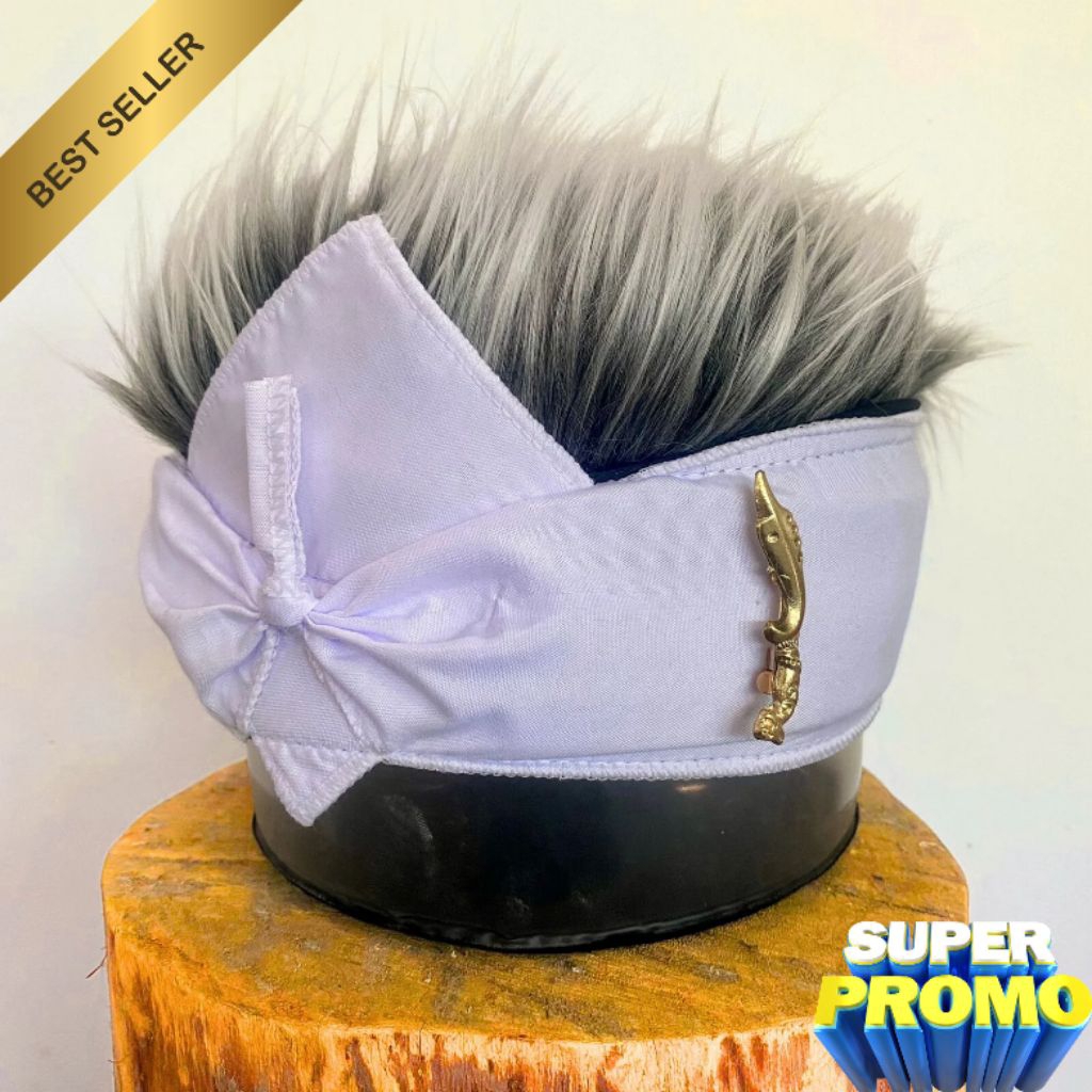 Udeng Kujang Rambut Palsu Premium Siliwangi Jawa Barat Udeng Sunda Udeng Bali Rambut Palsu