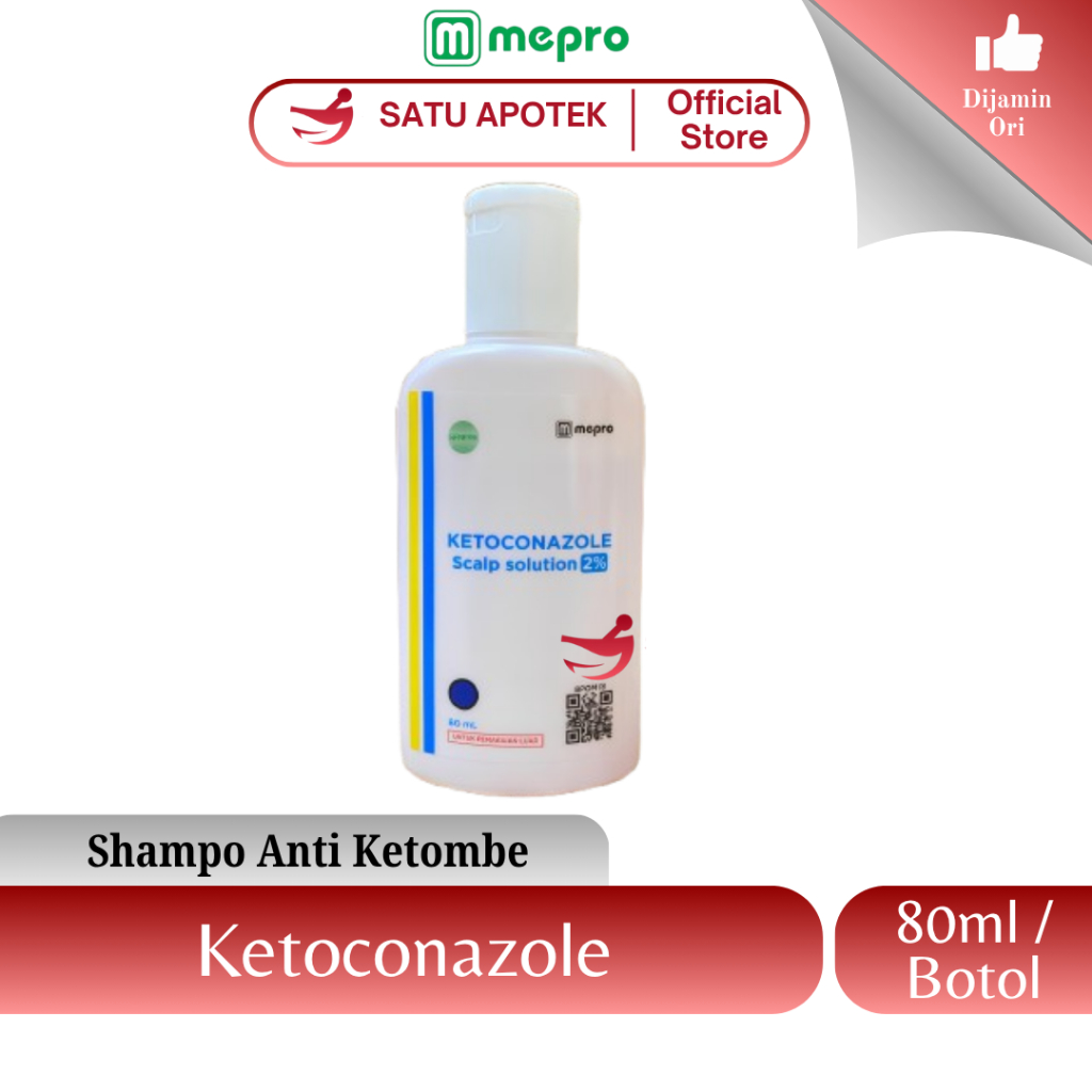 KETOCONAZOLE SHAMPO ANTI FUNGAL ANTI JAMUR & KETOMBE 80ML | SCALP SHAMPO SOLUTION