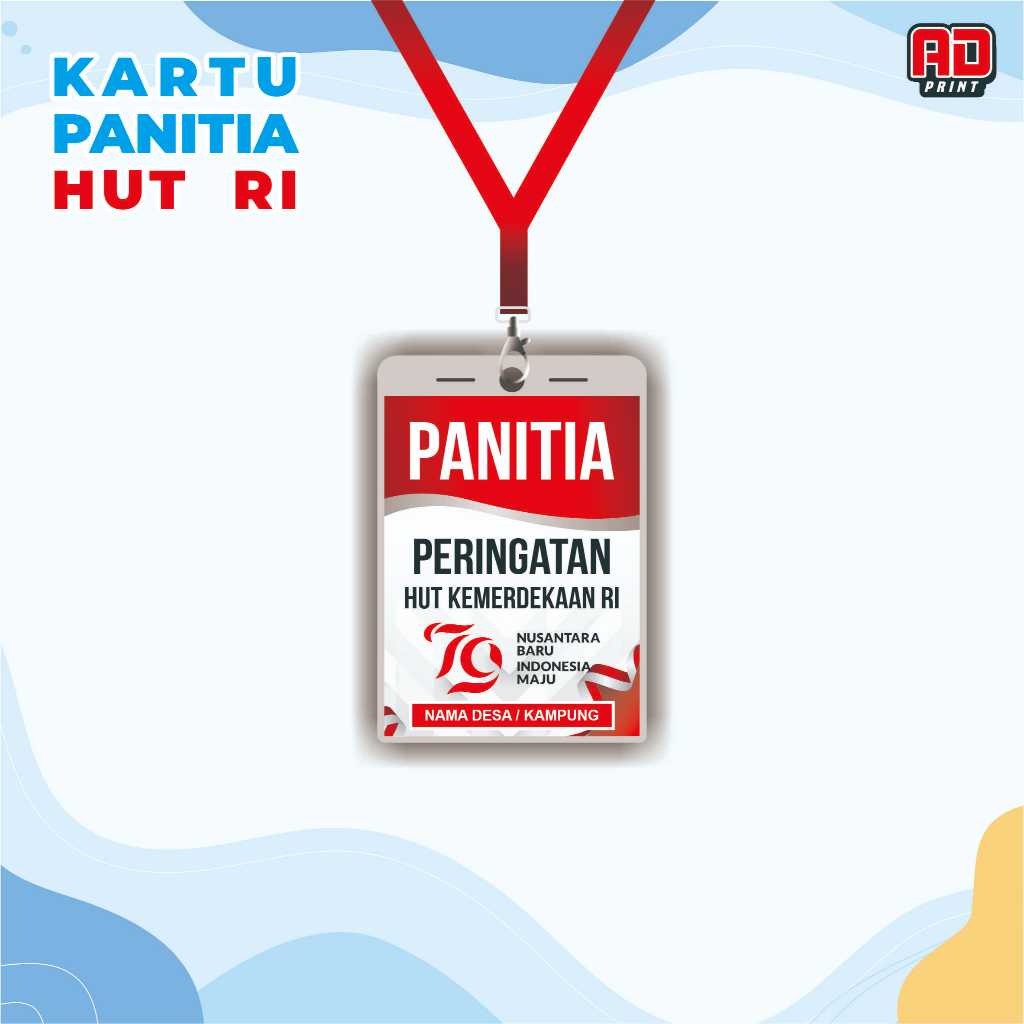 

Tag Nama Panitia Hut RI,Cetak co card panitia