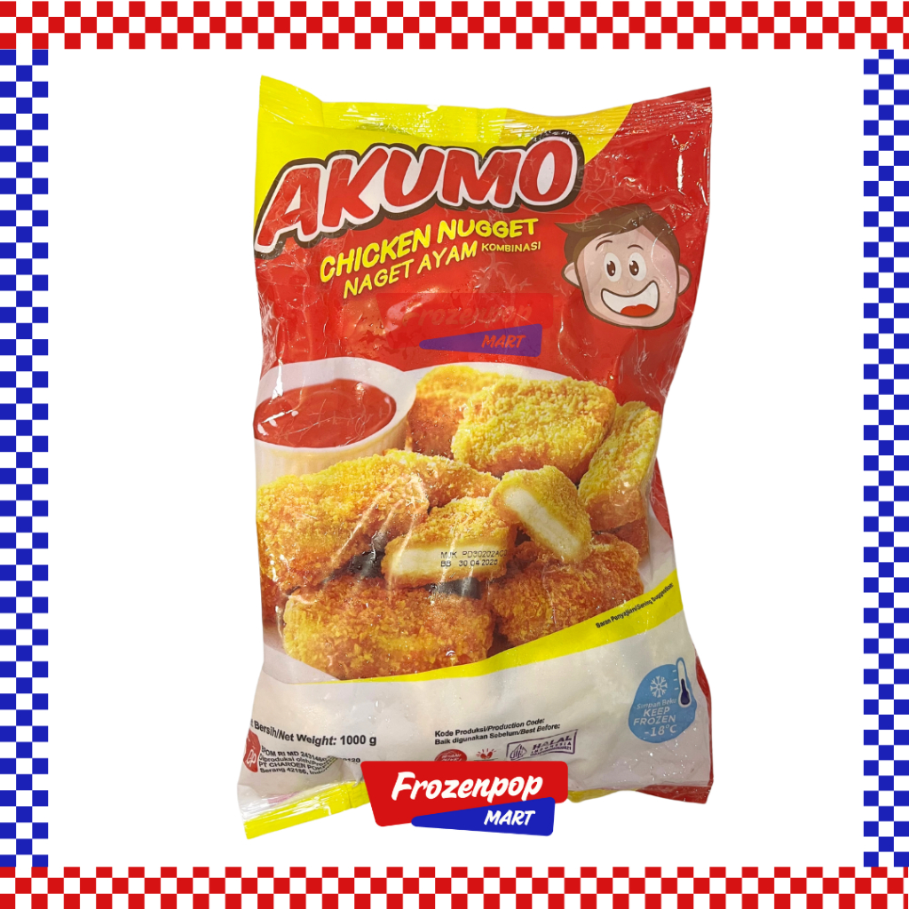 

Akumo Chicken Nugget Kombinasi 1kg Naget Ayam [INSTANT MALANG]