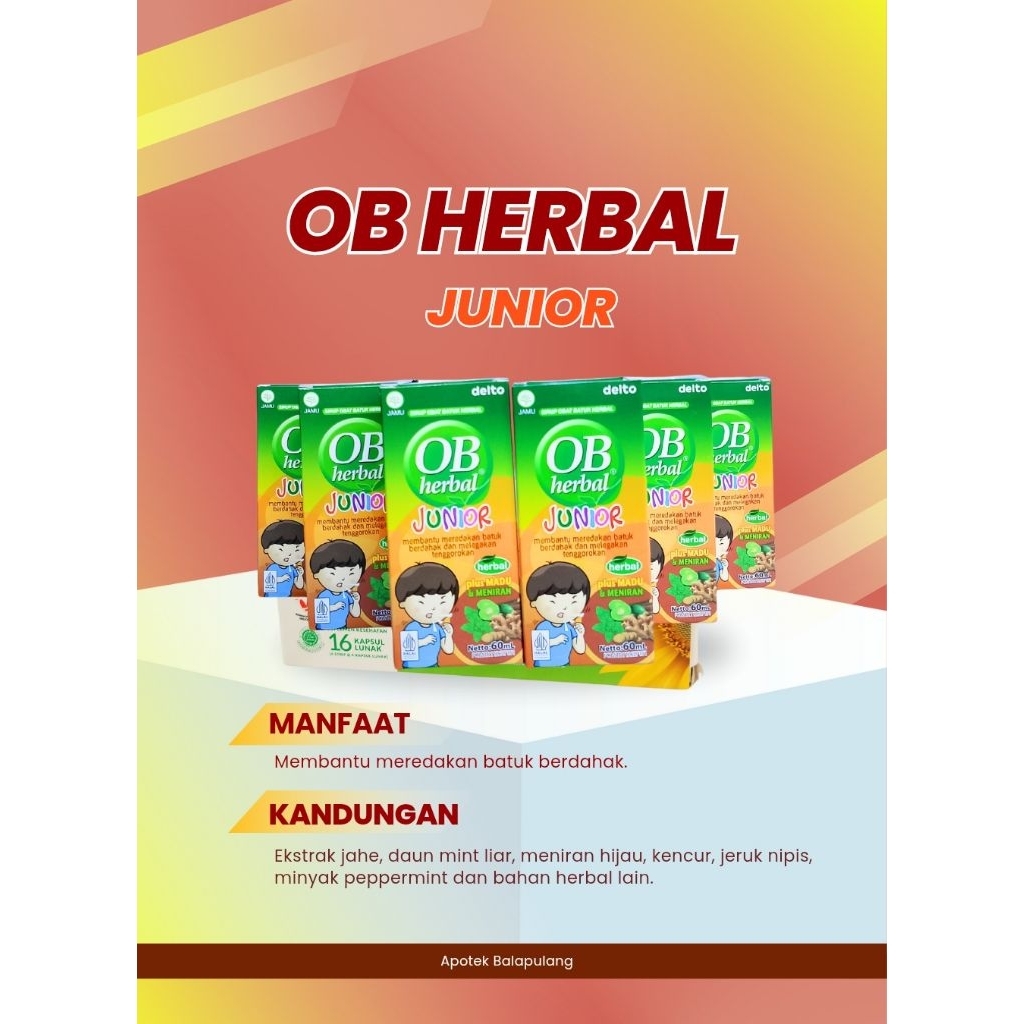 

OBH Junior @60ml/botol
