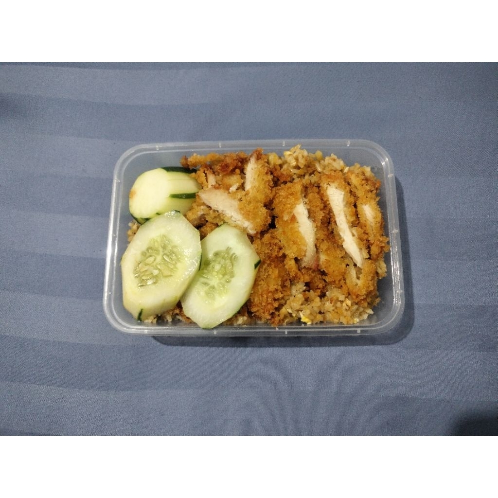 

nasgor chicken katsu
