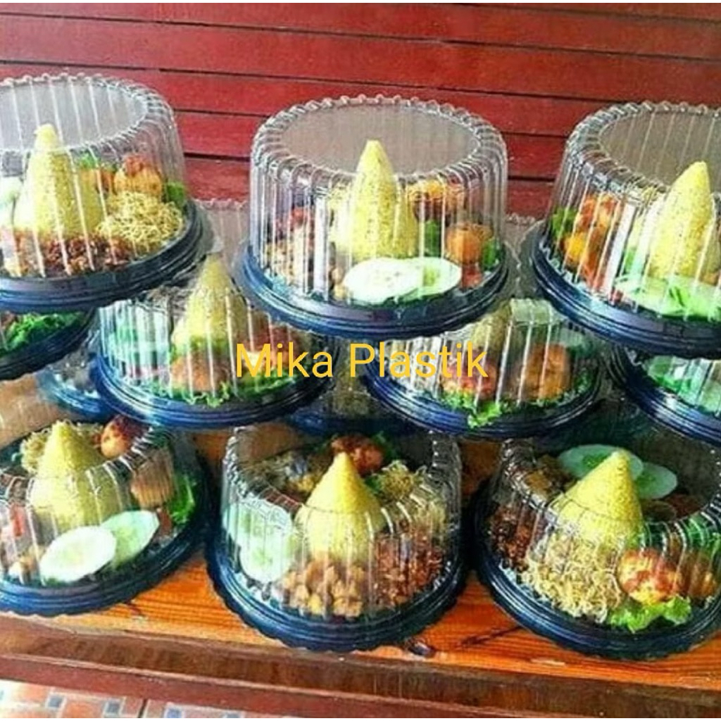 isi 10set Mika Tumpeng Mini CT15 Murah / Mika Kue Tart