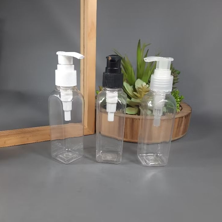 Botol Pump 100 Ml Kotak / Botol Lotion Pump 100 Ml / Botol Sabun 100 Ml