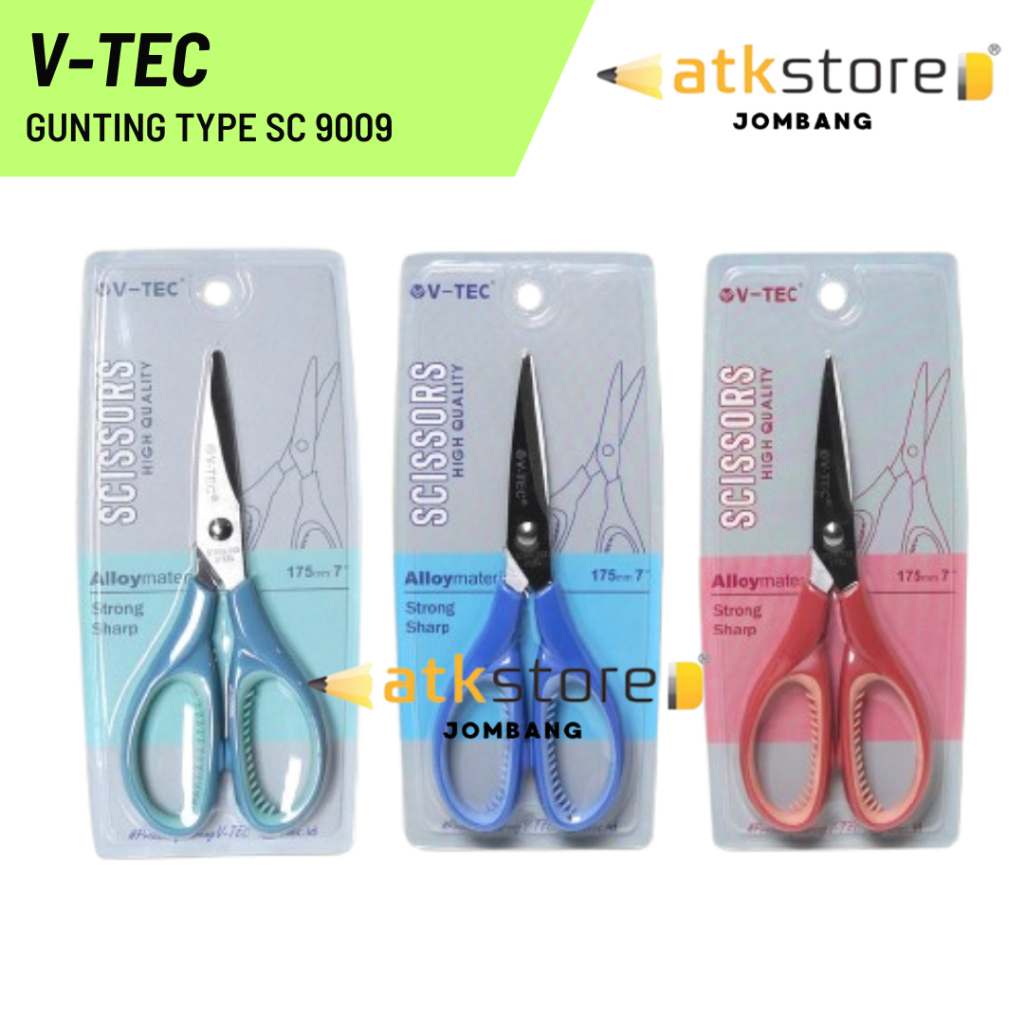 

V-TEC Gunting TYPE SC 9009 7 INCH / Gunting Kertas