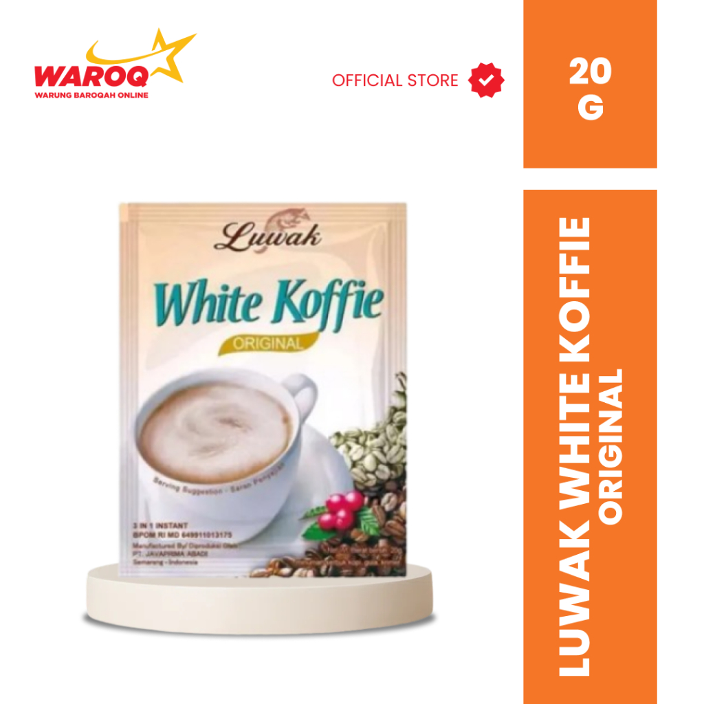 

LUWAK WHITE KOFFIE ORI 20GR (DUS)