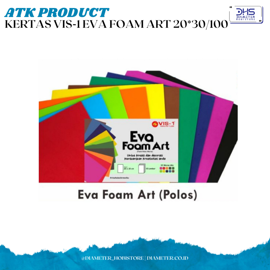 

Kertas VIS-1 Eva Foam Art Rainbow / glitter rainbow