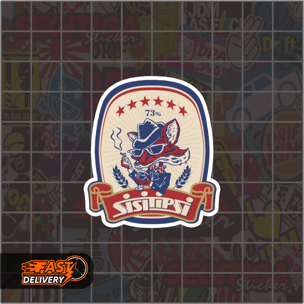 

Sticker Band Sisitipsi Ukuran 4.5 x 5 Cm