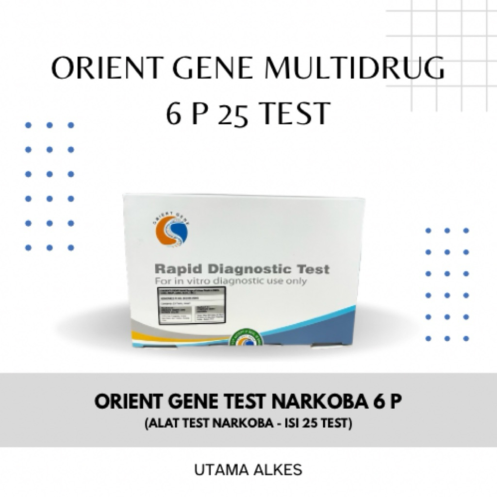 ALAT TES NARKOBA 6 PARAMETER | ORIENT GENE MULTI 6 PARAMETER | 5 PARAMETER | 3 PARAMETER