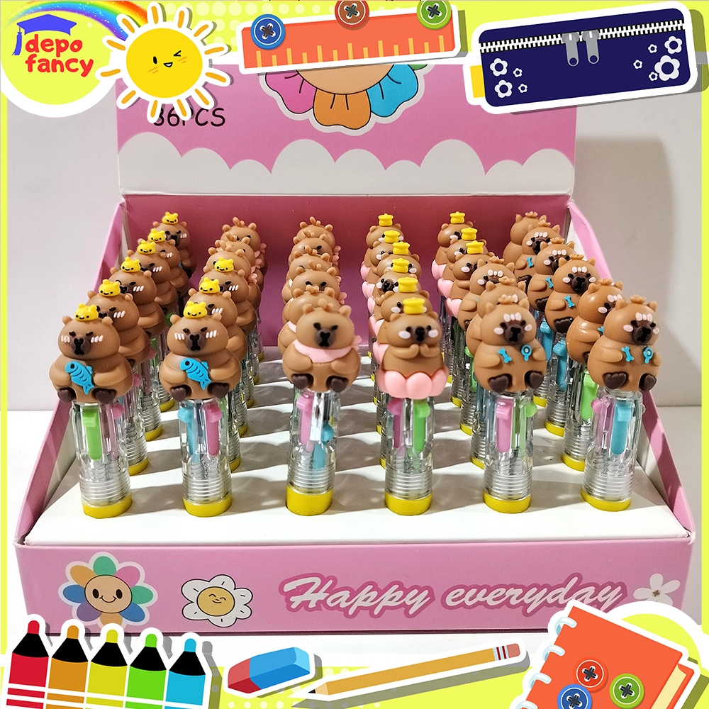 

Bulpen Mini 4 Warna GB-063 / Balpen / Bulpoint / Pulpen / Pena / Pen