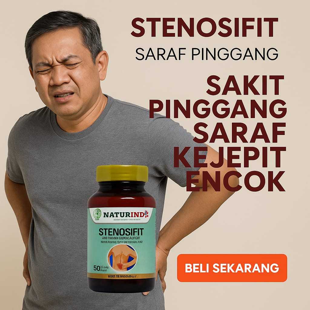 Obat Sakit Pinggang Encok Stenosifit Naturindo