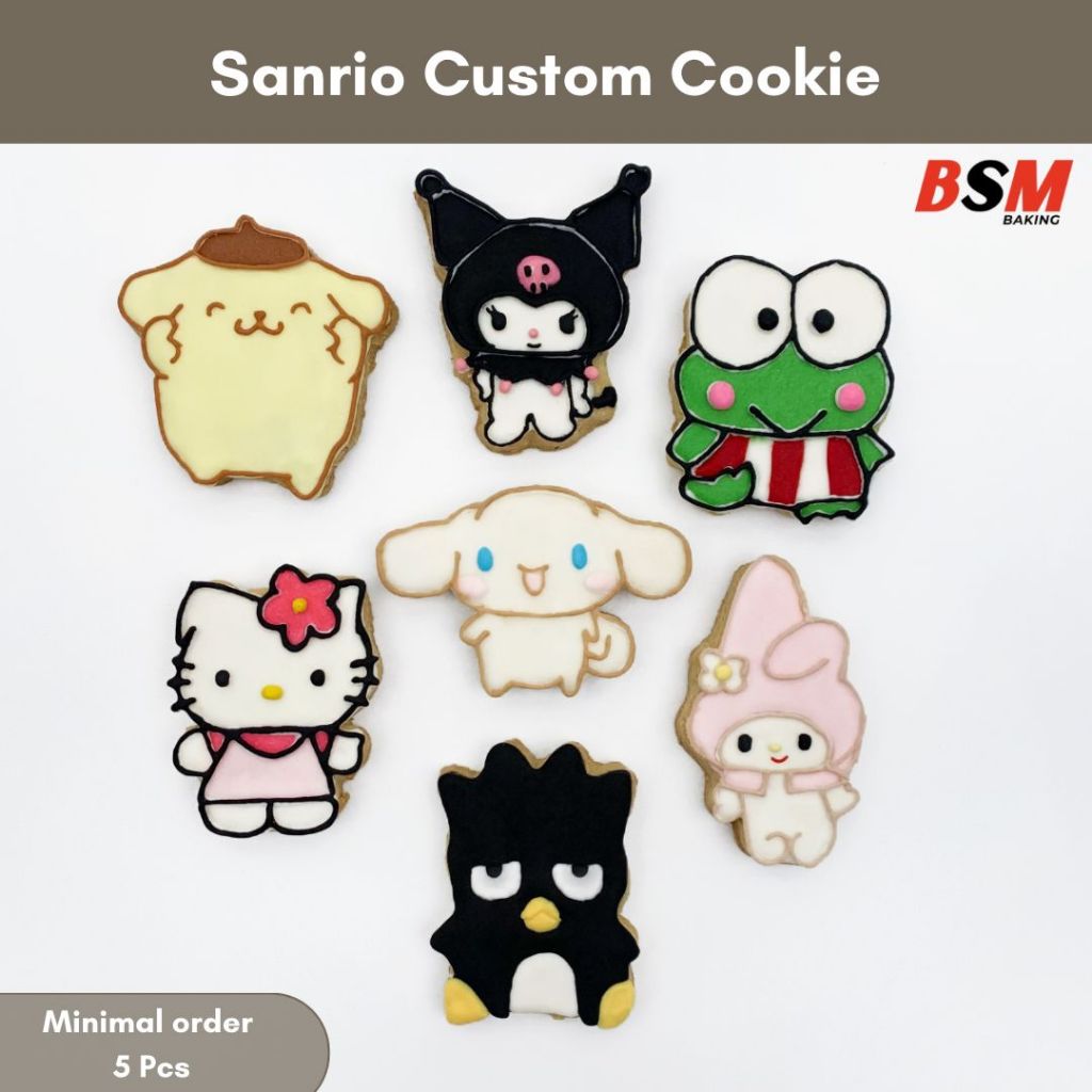

Sanrio Cookies / Sugar cookies / Cookies Custom / Cookies Karakter / Custom Cookies / Decorated Cookies