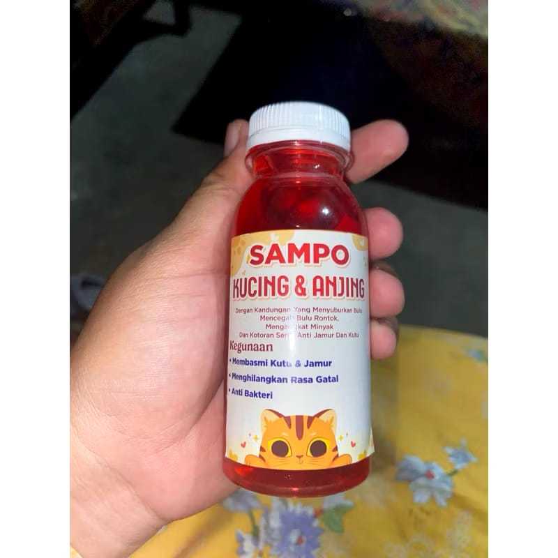 Refill 100ml Shampo Kucing Anti Jamur Dan Anti Kutu/ Shampo Kucing Anti Rontok