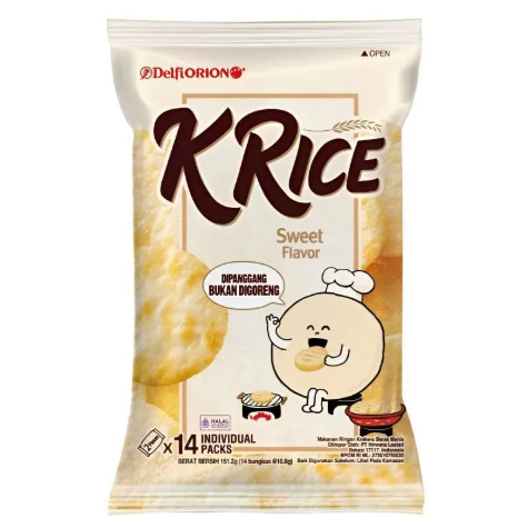 

DELFI ORION K RICE SWEET FLAVOR | SNACK KREKER BERAS