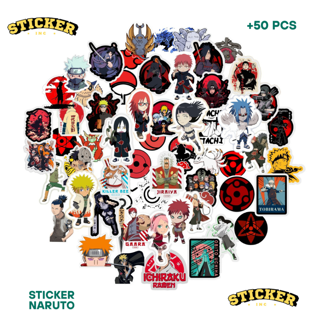 

Sticker ANIME Series - Bahan Vinyl Premium Anti Air Dekorasi Laptop Helm Motor Cermin