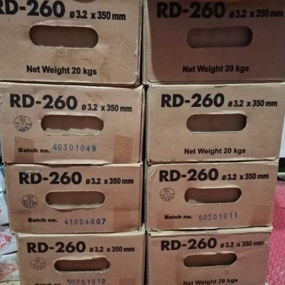 kawat las RD 260 3.2mm RD 260 3.2mmx350mm 5kg