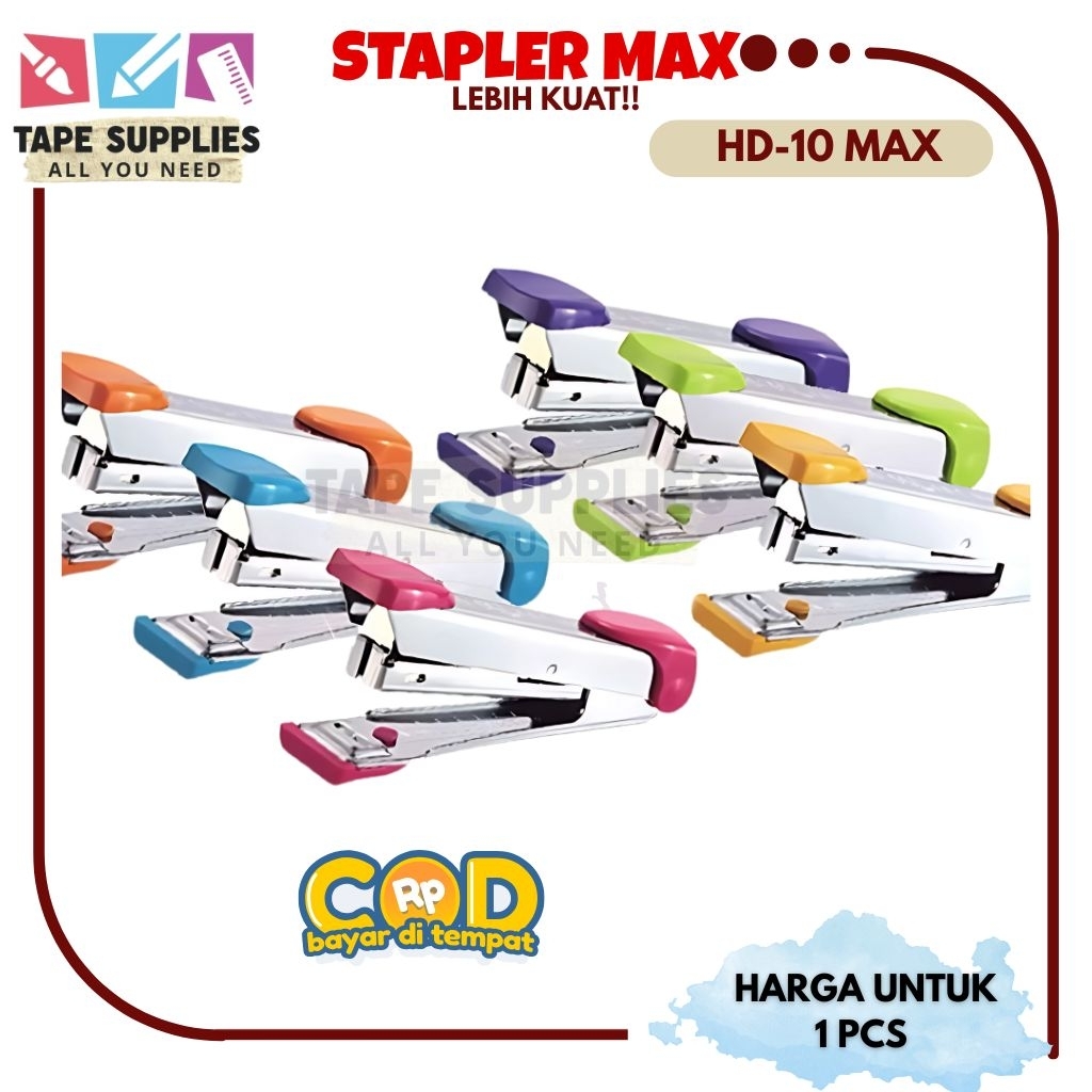 

STAPLER STAPLES Jegrekan Hekter HD-10 MAX TOKYO DESIGN