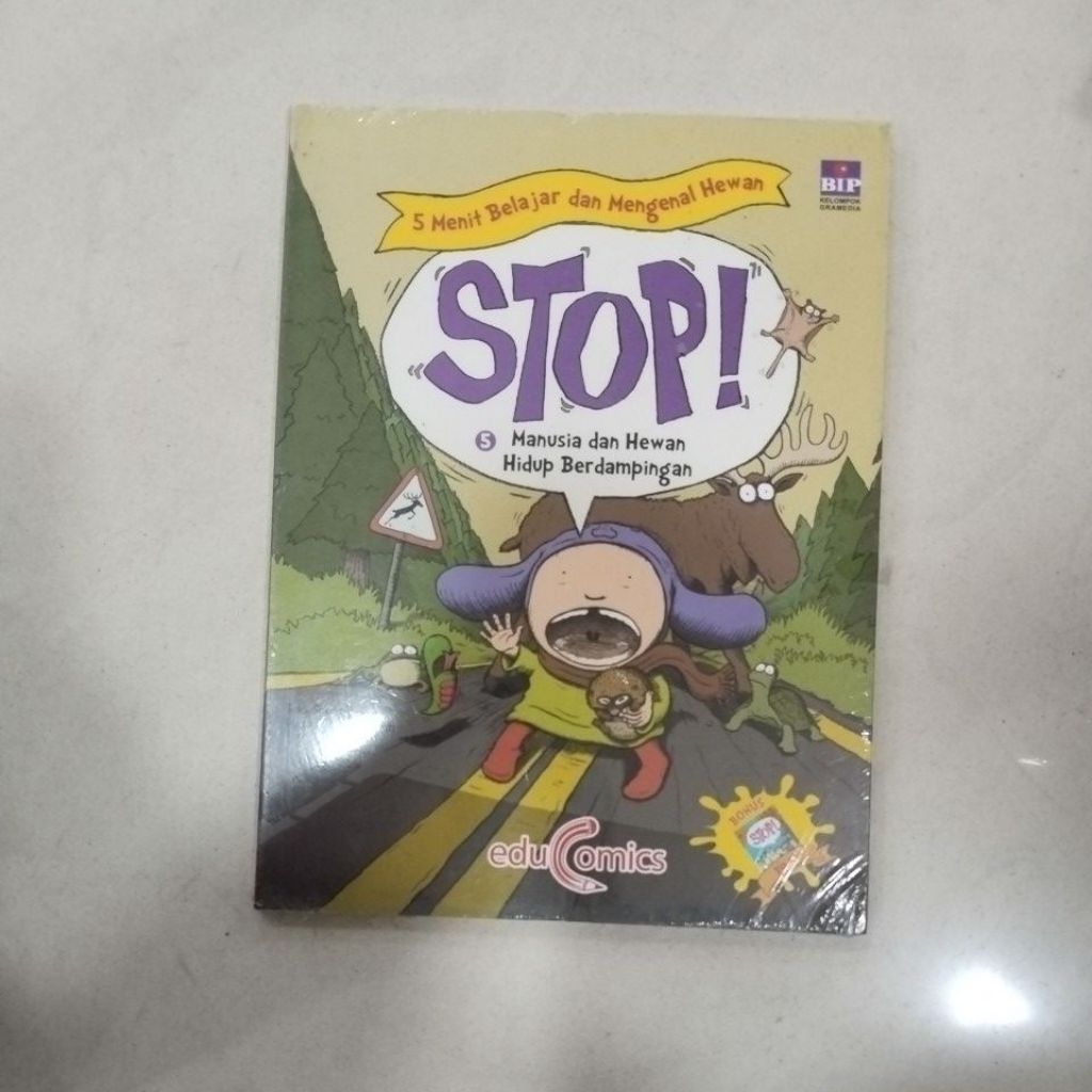 BUKU ORIGINAL KOMIK 5 MENIT BELAJAR DAN MENGENAL HEWAN