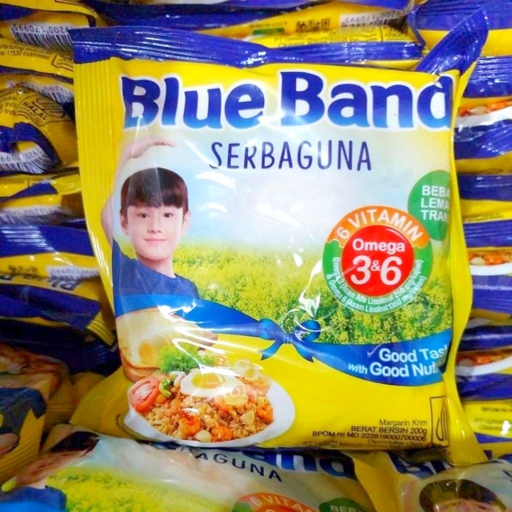 

BLUEBAND SACHET 200g [SATUAN] / Blue Band Serbaguna Sachet 200gram