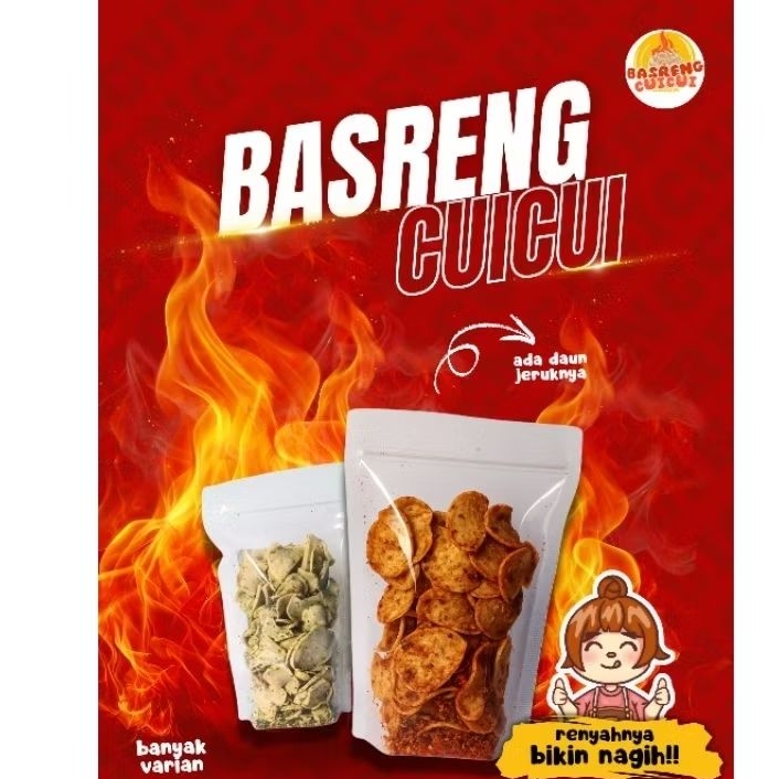 

(BASRENG CUICUI) Keripik Basreng Daun Jeruk 100 gr- Level pedas bisa pilih sendiri
