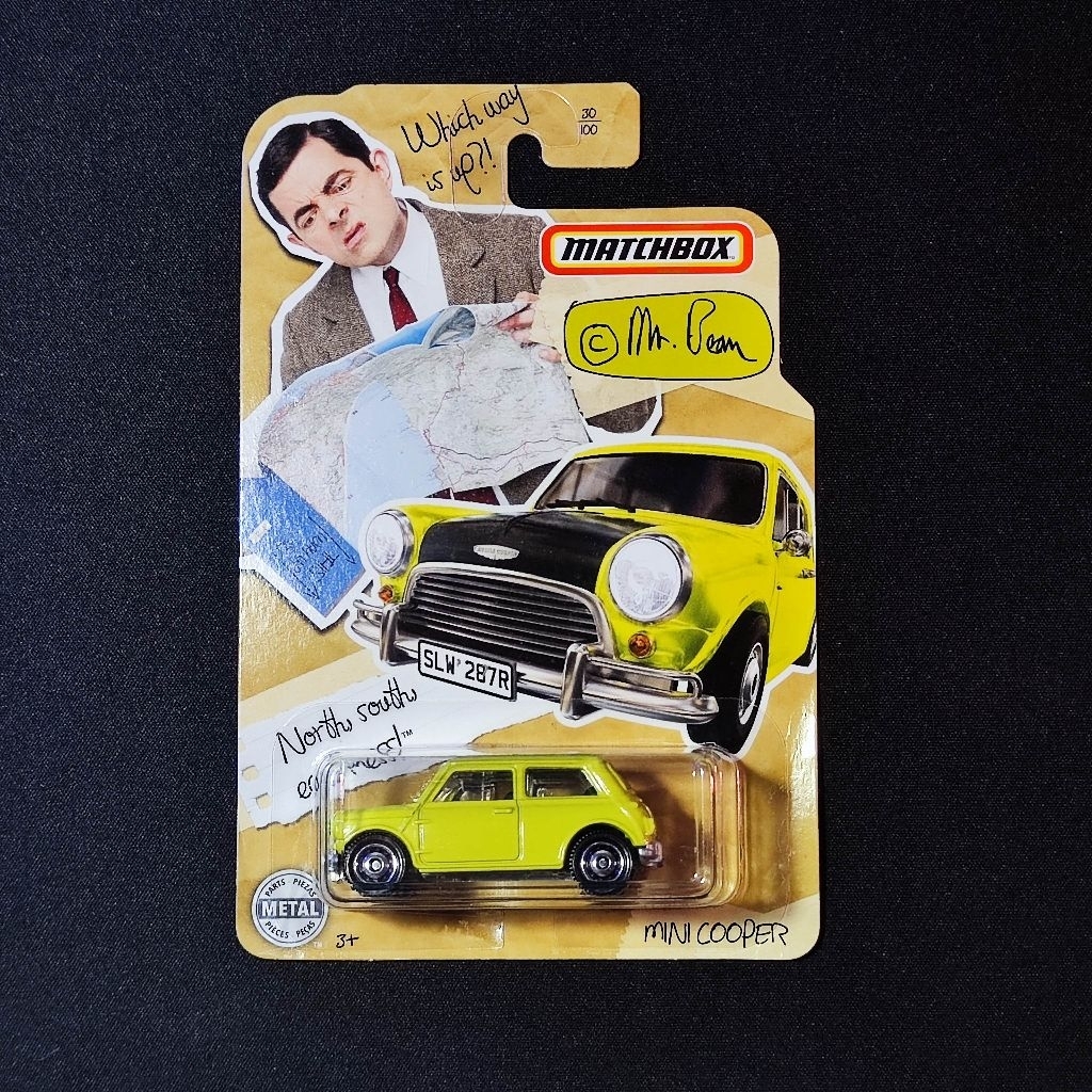 Mini Cooper Mr. Bean – Matchbox 1:64 Diecast Edisi Spesial