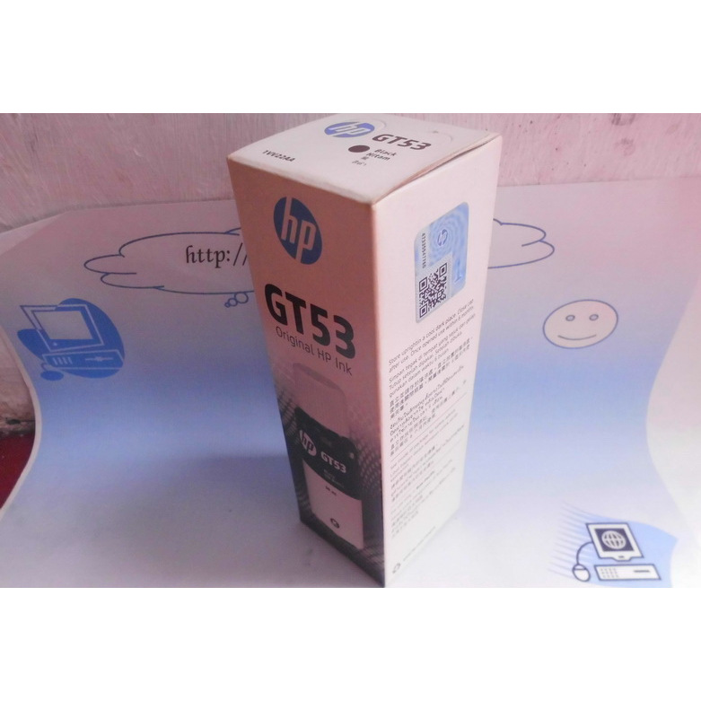 Tinta Refill HP GT53 Black Pigment Inkjet Deskjet Smarttank original