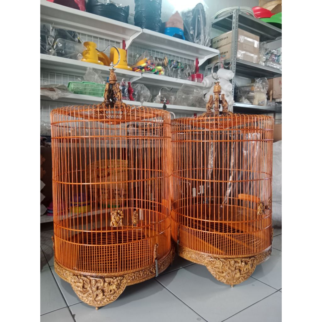 Sangkar Murai Ukir Fiber No 2 dan 3