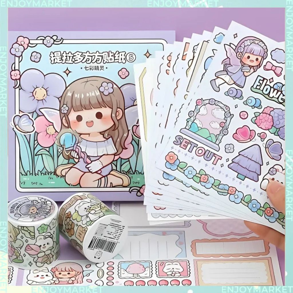 

Stiker Pack Aesthetic Journaling Edisi Lilac Fairy TLD98