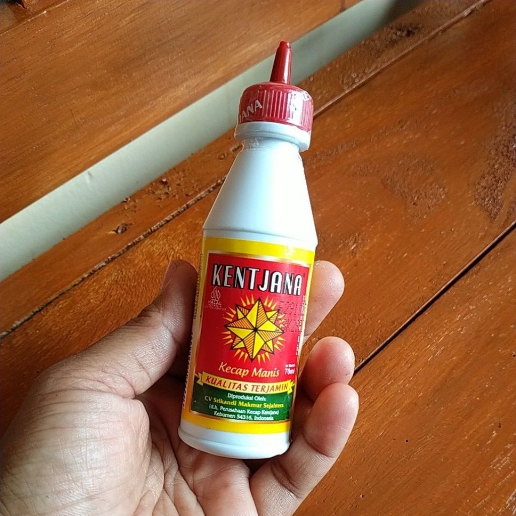 

Kecap manis merek Kentjana 70 ml kemasan kecil mini imut lucu