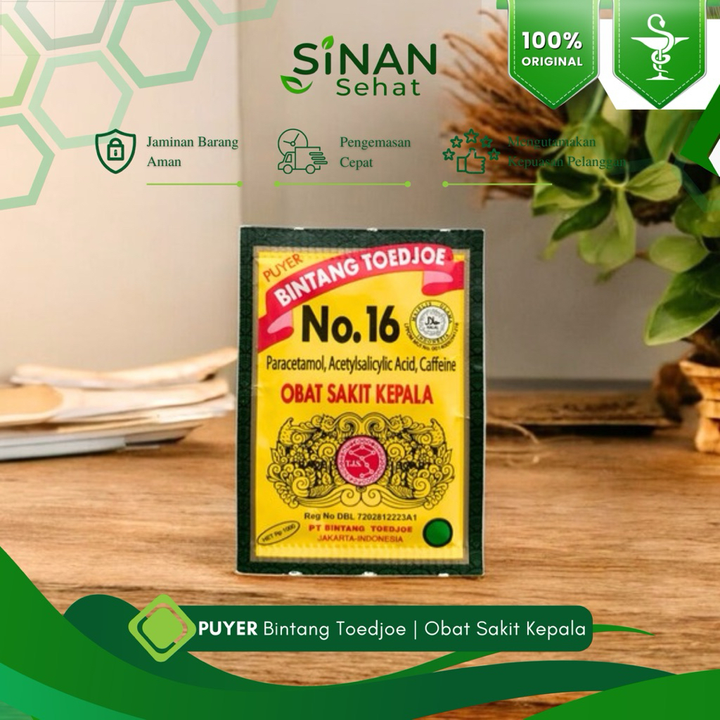 Puyer Bintang Toedjoe No 16 - 10 SACHET | Puyer 16 Bintang 7