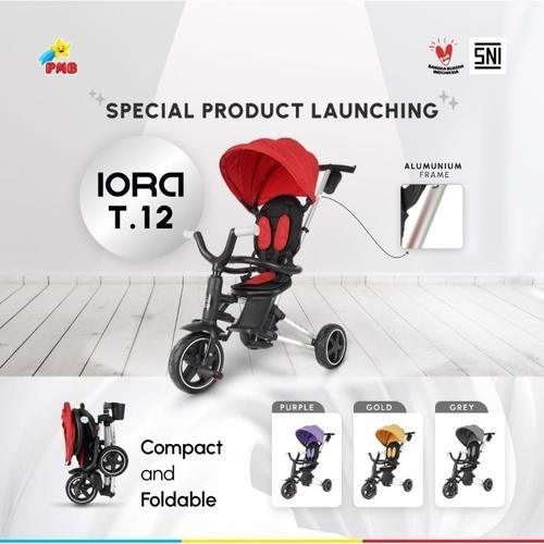 IORA T12 TRIKE SEPEDA LIPAT ANAK/ PMB sepeda roda 3 balita