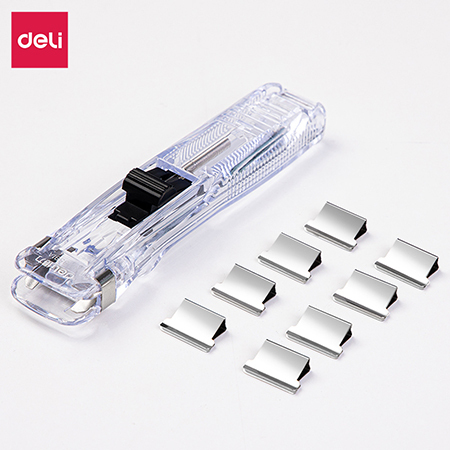 

Deli Fastener / Binder Clip Otomatis Gratis 8 Buah Clip 8591A