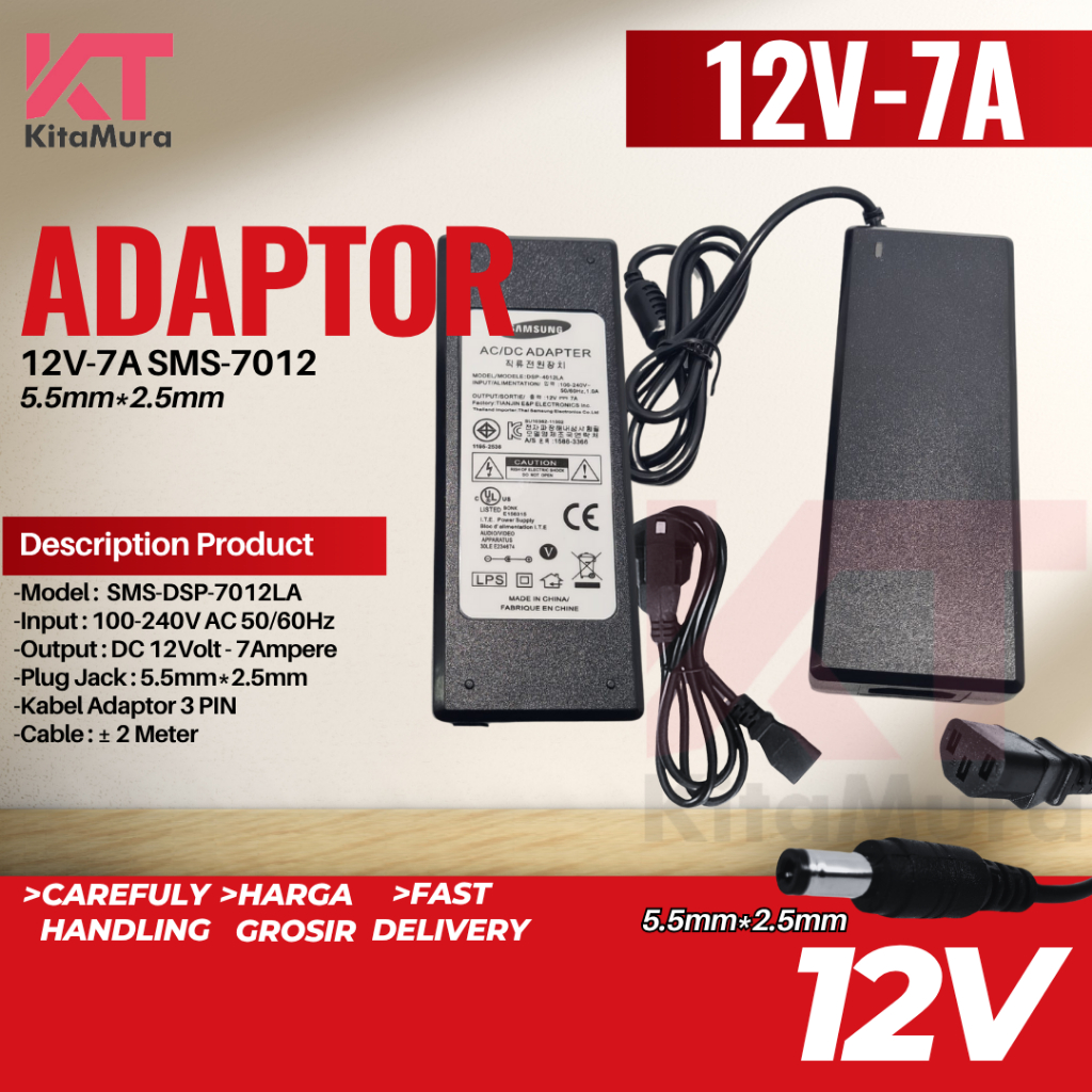 J4SL Adaptor Samsung 12V 7A