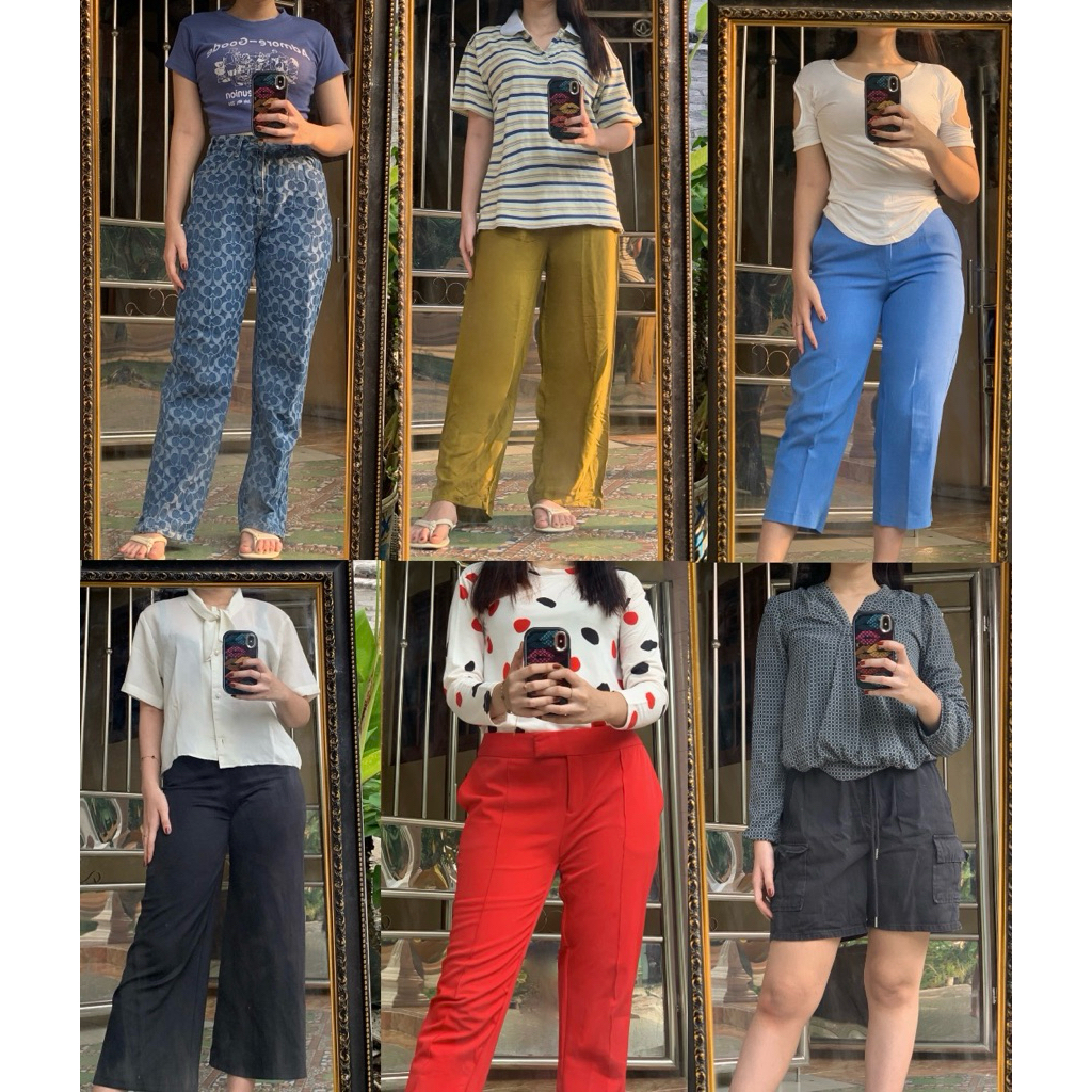 Preloved set (baju + celana)