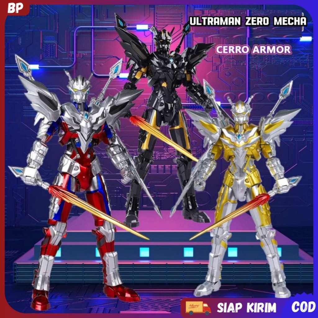 Mecha Ultraman Zero Ultimate Full Armor SHF Joint Movable Action Figure | Mainan Ultraman Terbaru