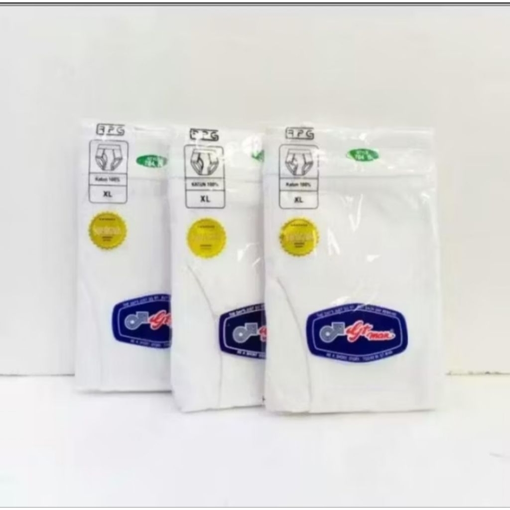 CD Pria Gt man style Satuan warna putih