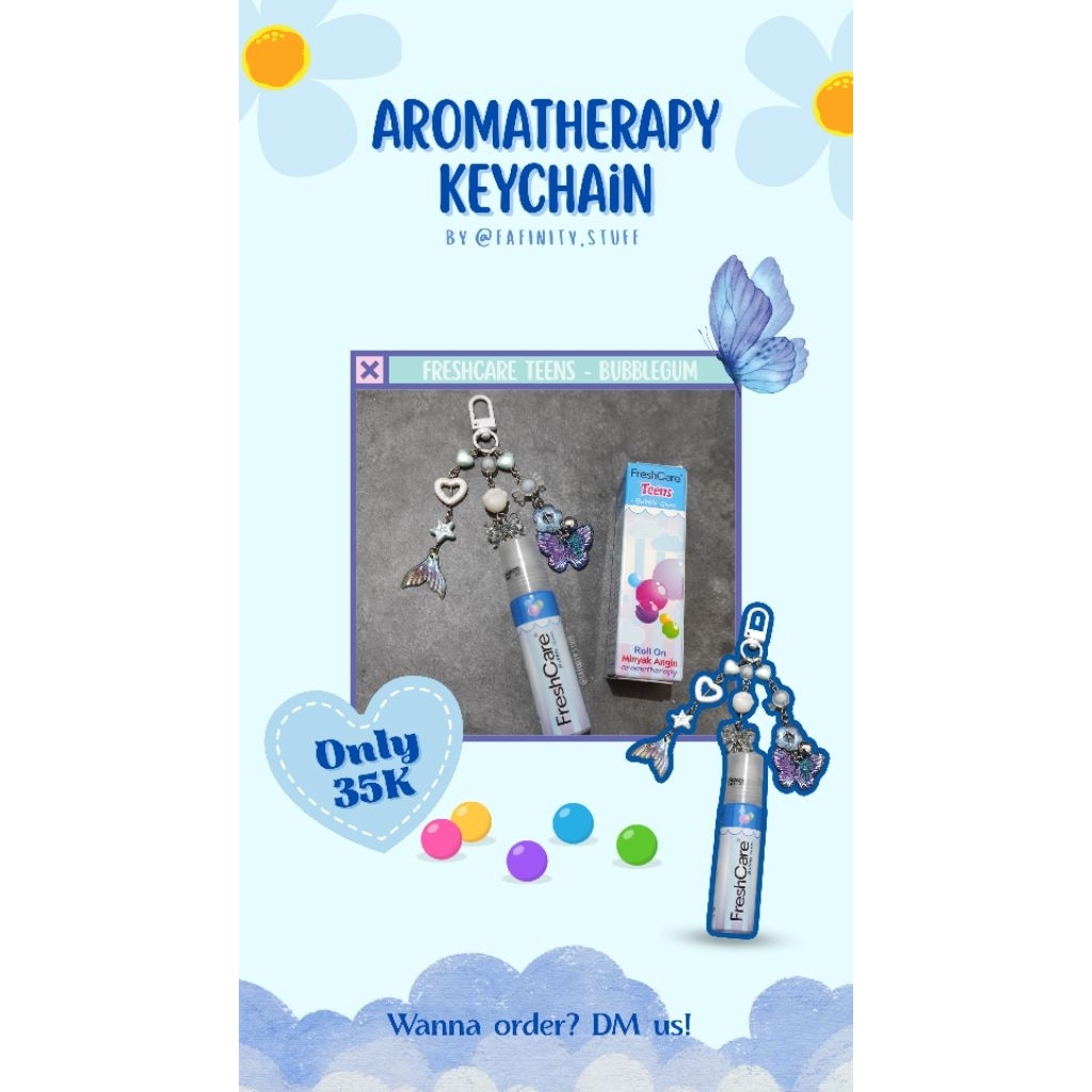 [DAILY KEYCHAINS] Bagcharm Aromatherapy Freshcare Teens||KEYCHAIN||GANCI||GANTUNGAN KUNCI